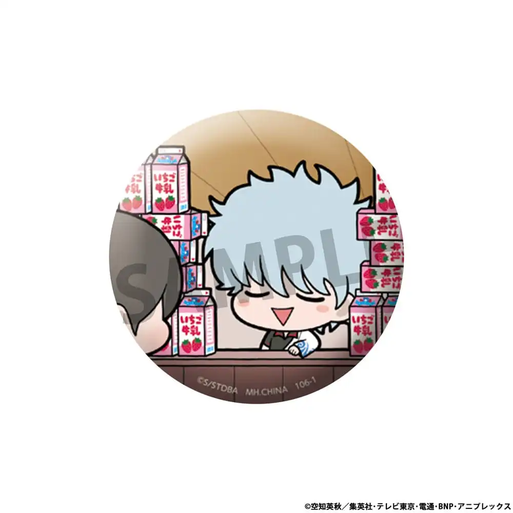 Gintama Enamel Pins Famous Scene Ver. 5 cm - 1 Unidade